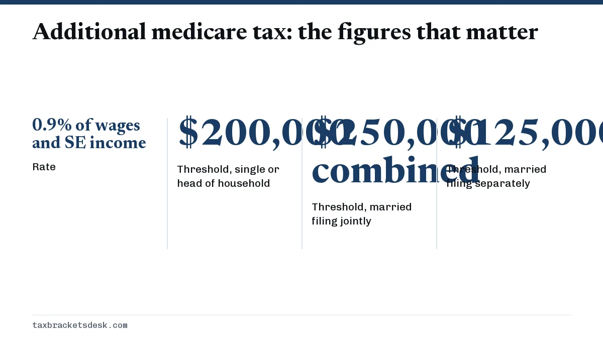 Additional medicare tax: the figures that matter