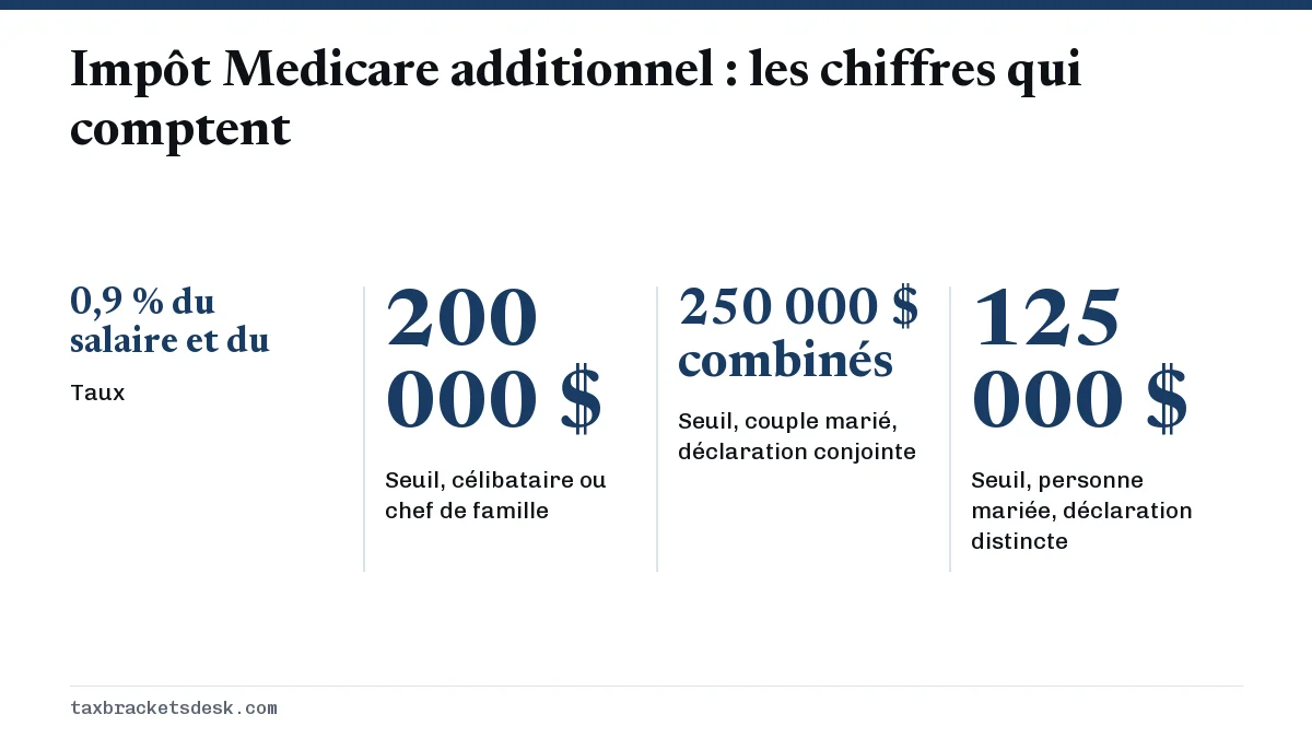 Impôt Medicare additionnel : les chiffres qui comptent