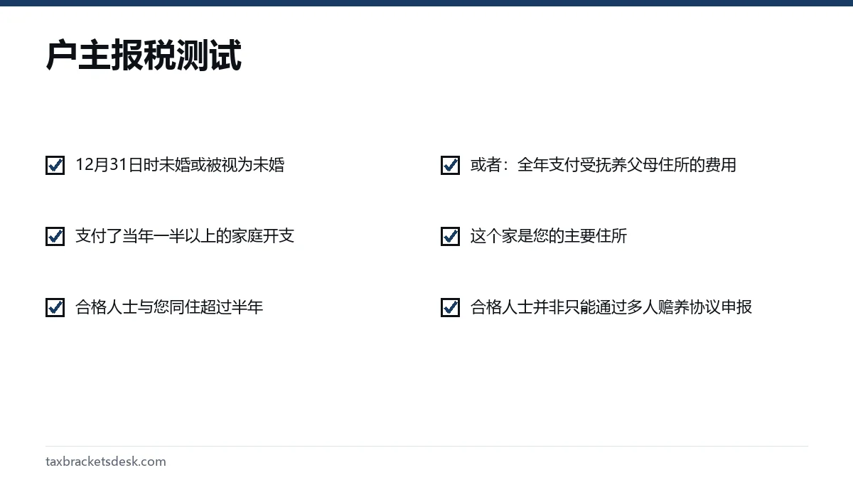 户主报税测试