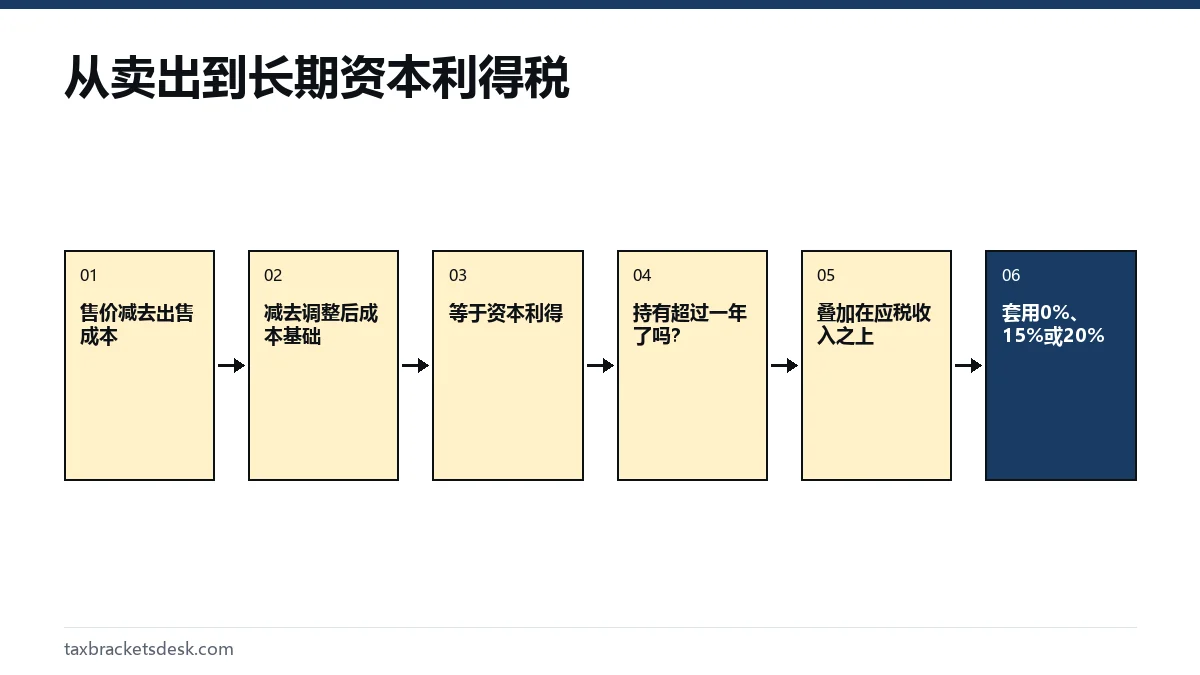 从卖出到长期资本利得税